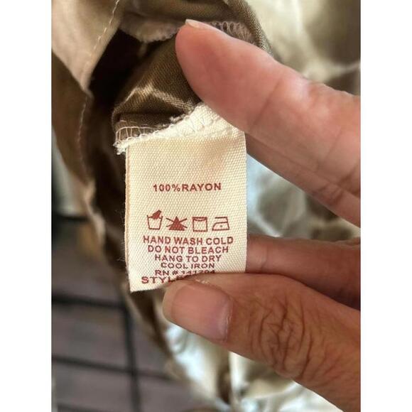 NWT Hem & Thread Womens Top Small Tie Dye Olive Green Bell Sleeves Boho - Picture 5 of 5